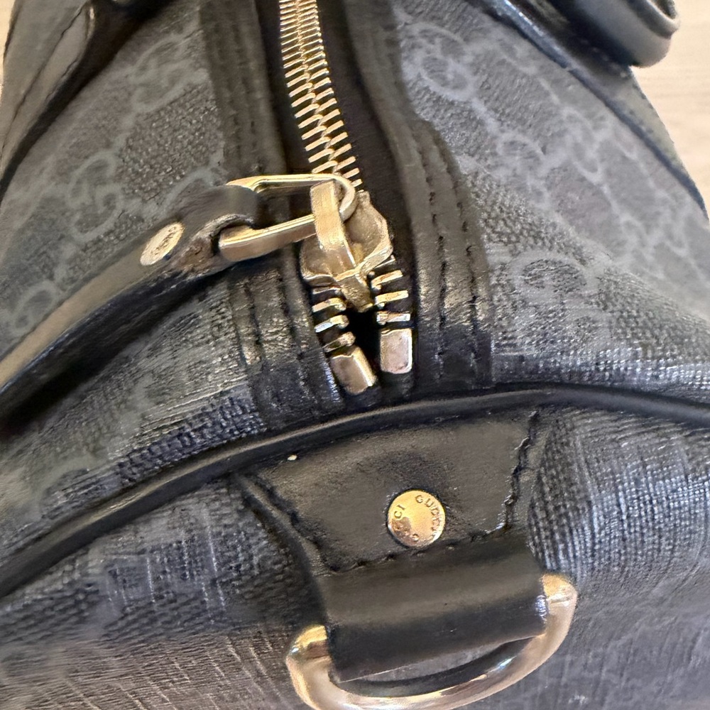 Gucci Monogram Black Duffel Bag - Picture 12 of 16
